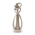 KissAura Scultura – Astratto Moderno Coppia Bacianti in Design Resina