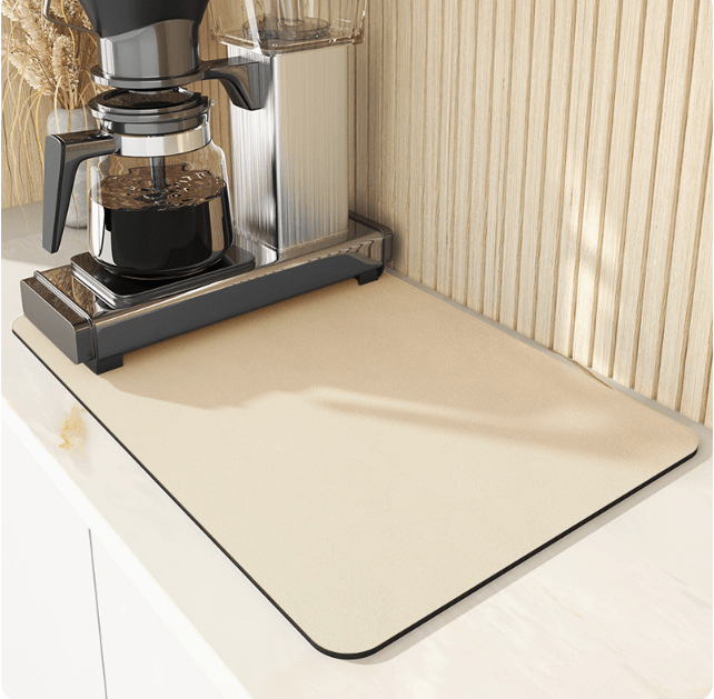Tappetino di asciugatura | Tappetino in diatomite per cucina ad asciugatura rapida | Mantiene la superficie di lavoro asciutta | DishDryer