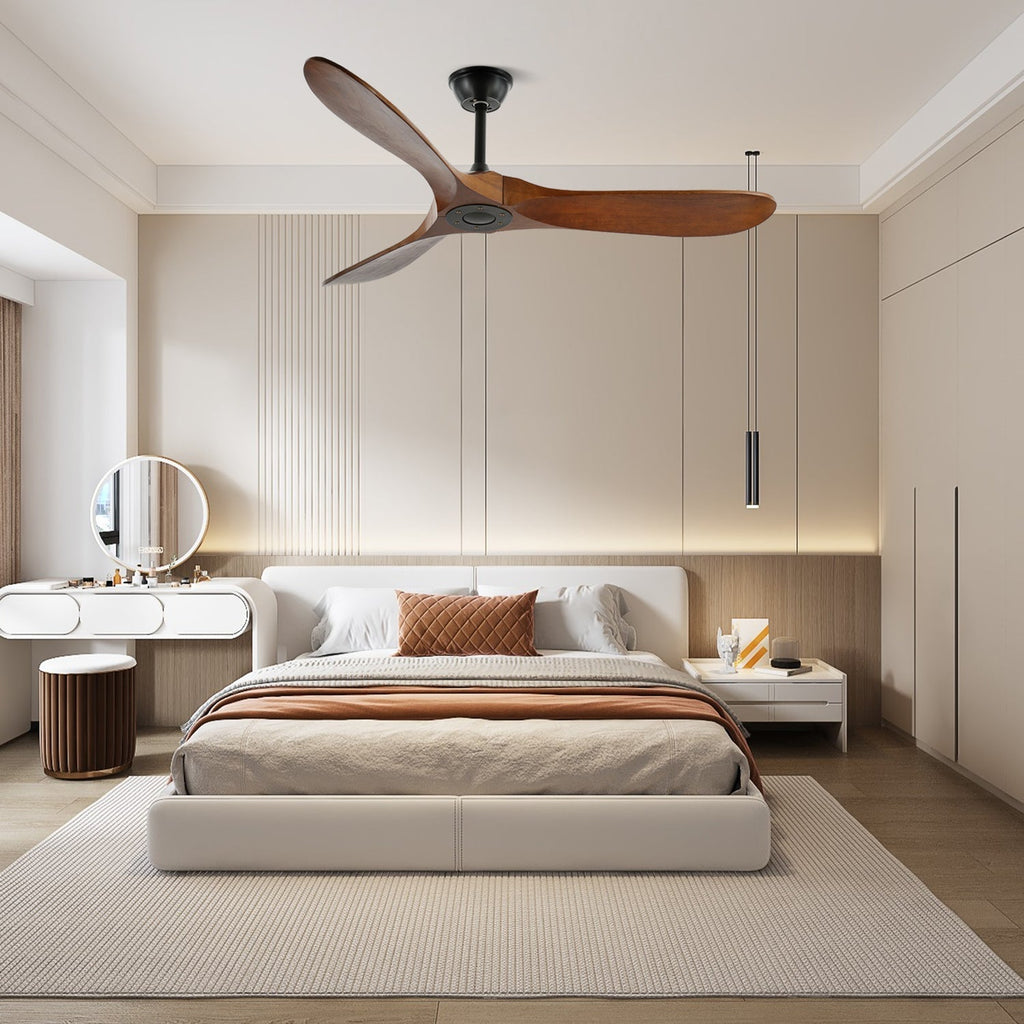Clivara - Ventilatore da soffitto con telecomando Design moderno silenzioso