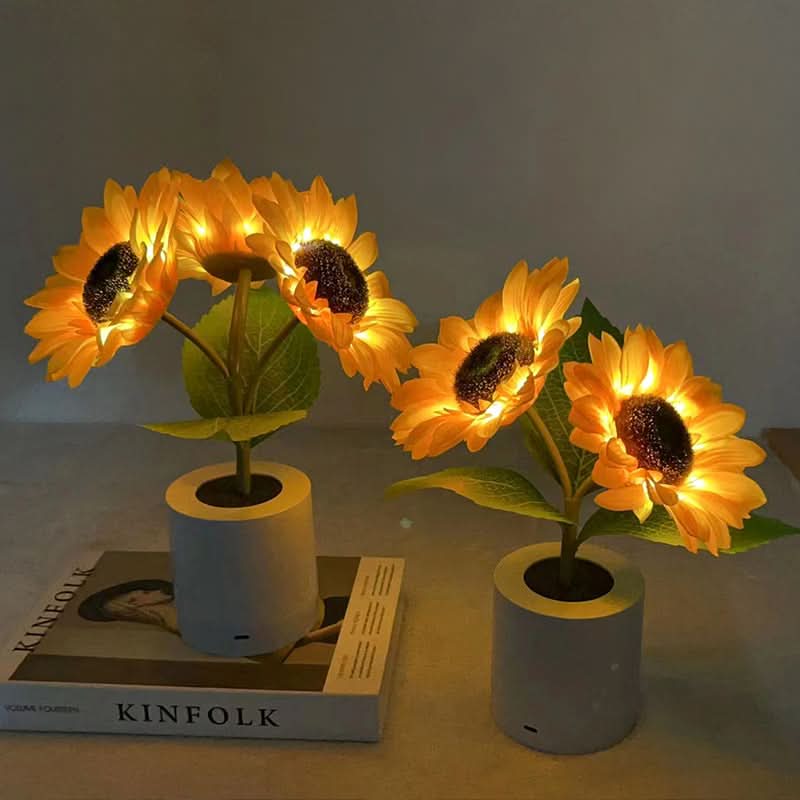Lampada da Tavolo LED Girasole Luccicante