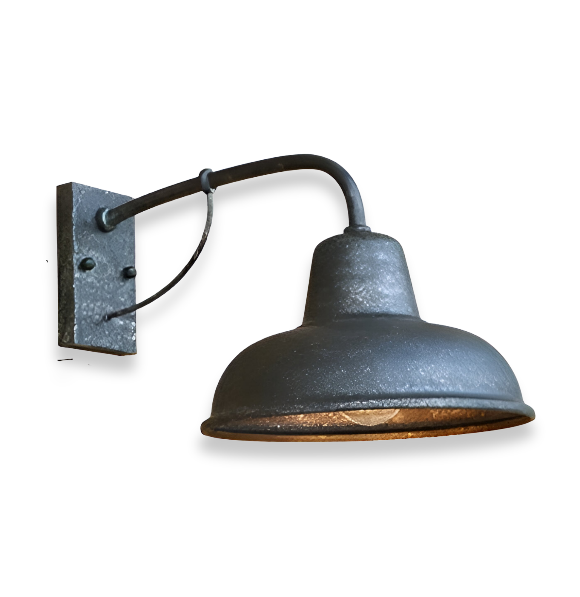 Castiron – Lampada da Parete Nera Antica in Stile Industriale Vintage