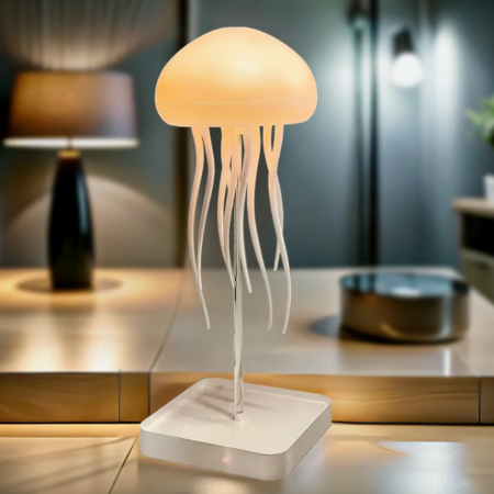 Lampada da Tavolo a LED Medusa con Luce a Cambiamento di Colore