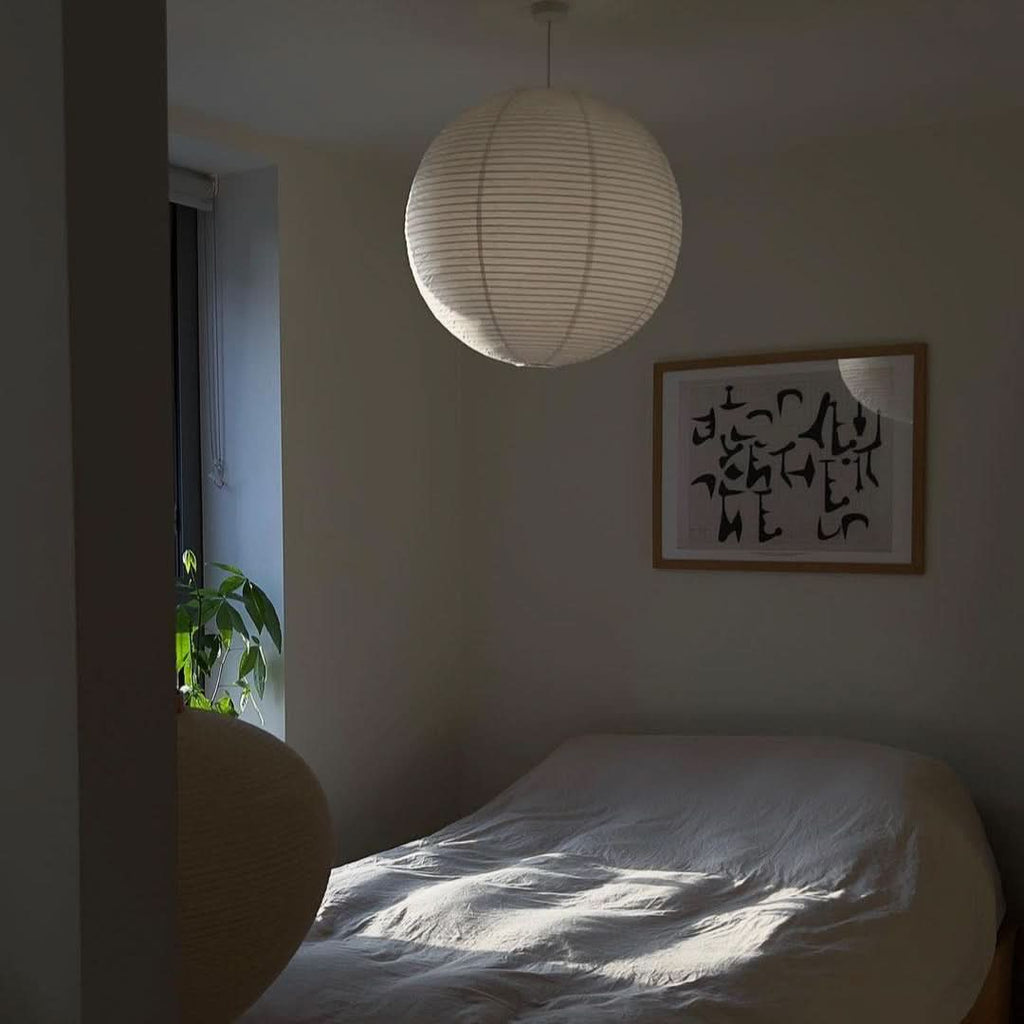Lampada a Sospensione in Carta Giapponese Serie Akari A