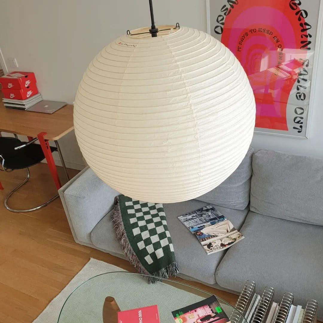 Lampada a Sospensione in Carta Giapponese Serie Akari A