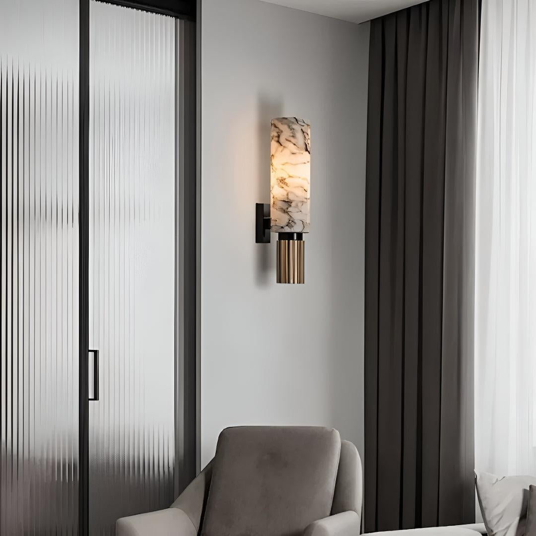 Applique in Marmo Alabastro con Design Moderno