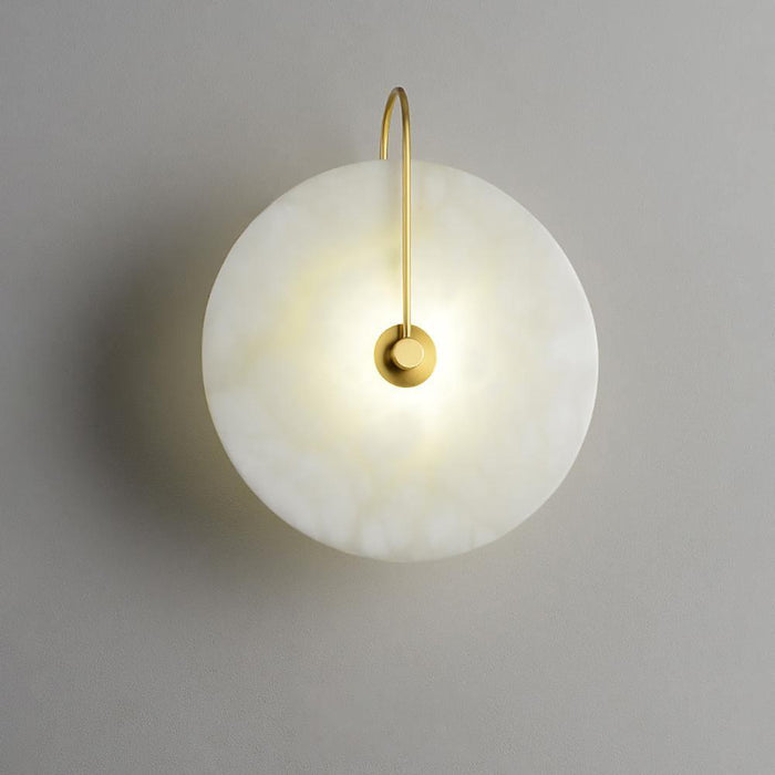 Lampada LED in Alabastro da Parete – Eleganza e Serenità nella Luce
