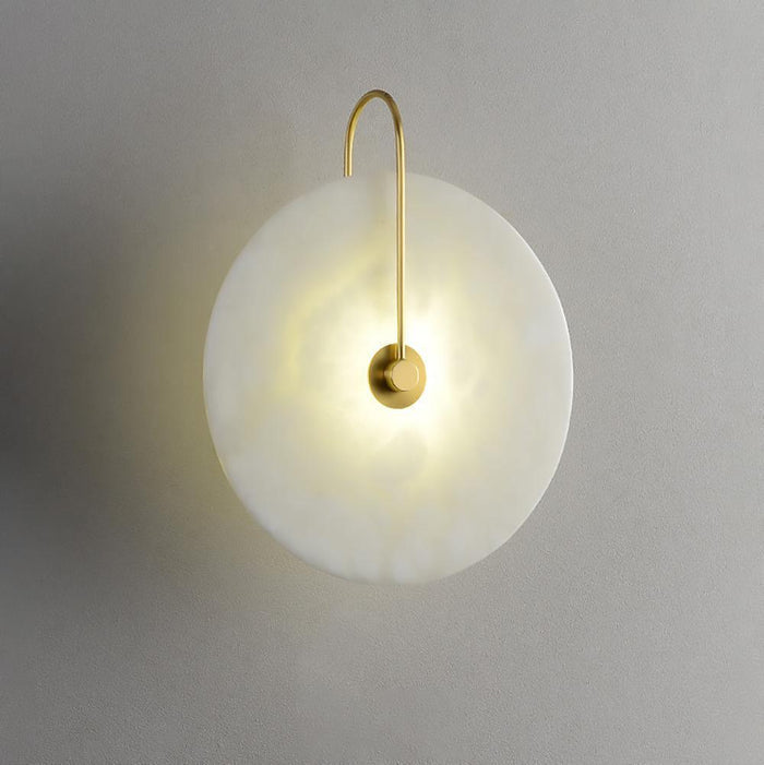Lampada LED in Alabastro da Parete – Eleganza e Serenità nella Luce