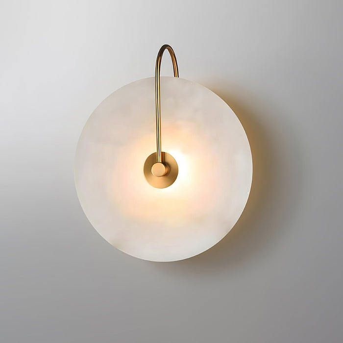 Lampada LED in Alabastro da Parete – Eleganza e Serenità nella Luce