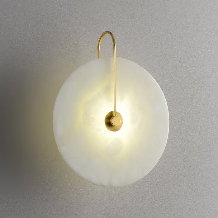 Lampada LED in Alabastro da Parete – Eleganza e Serenità nella Luce