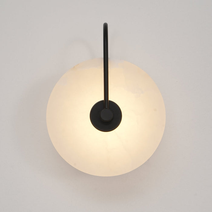 Lampada LED in Alabastro da Parete – Eleganza e Serenità nella Luce