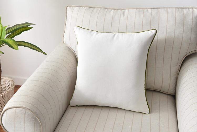 Lunira - Cuscino Decorativo con Ricamo in Stile Rustico