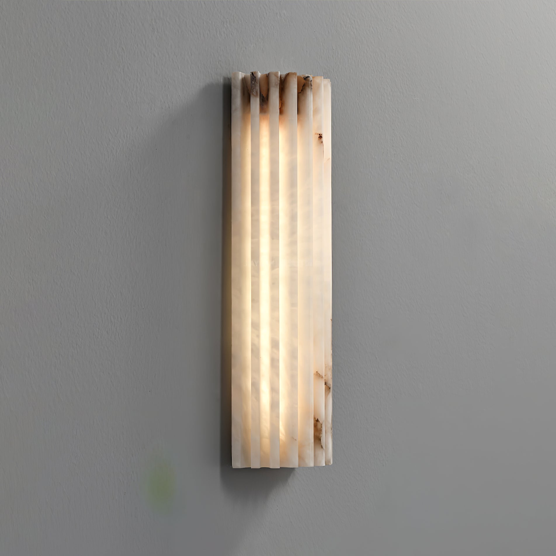 Campbell | Applique da Parete in Alabastro di Lusso, Lampada da Parete LED Moderna per Soggiorno, Camera da Letto e Corridoi