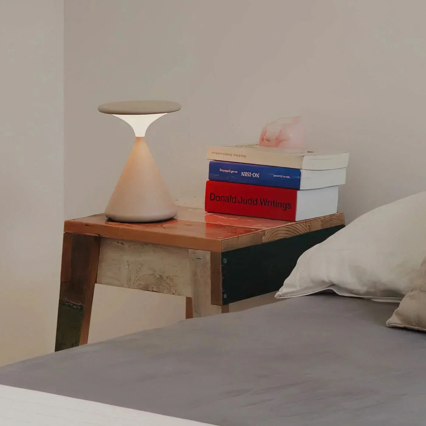 Lampada da Tavolo LED Senza Fili a Clessidra con Dimmer Touch