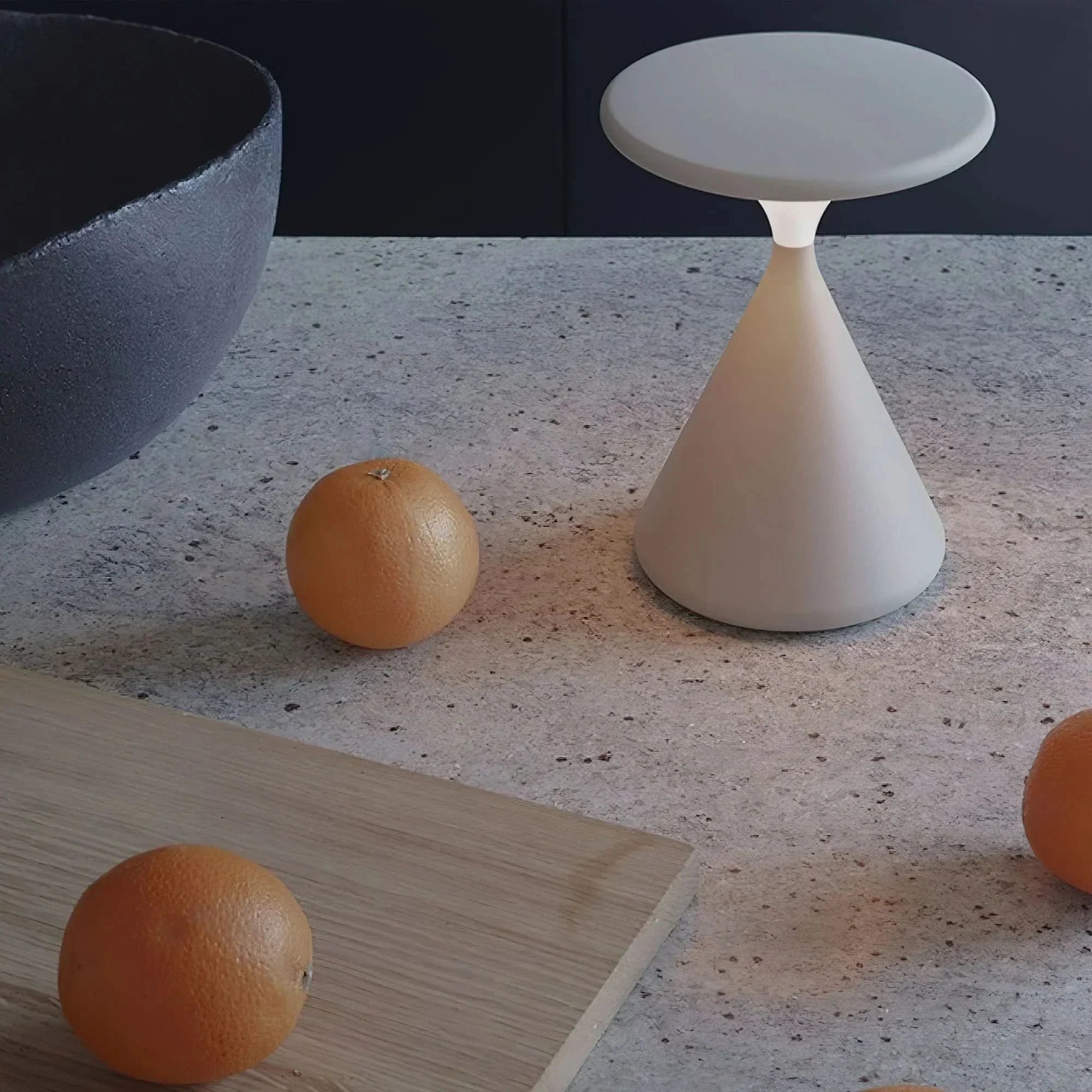 Lampada da Tavolo LED Senza Fili a Clessidra con Dimmer Touch
