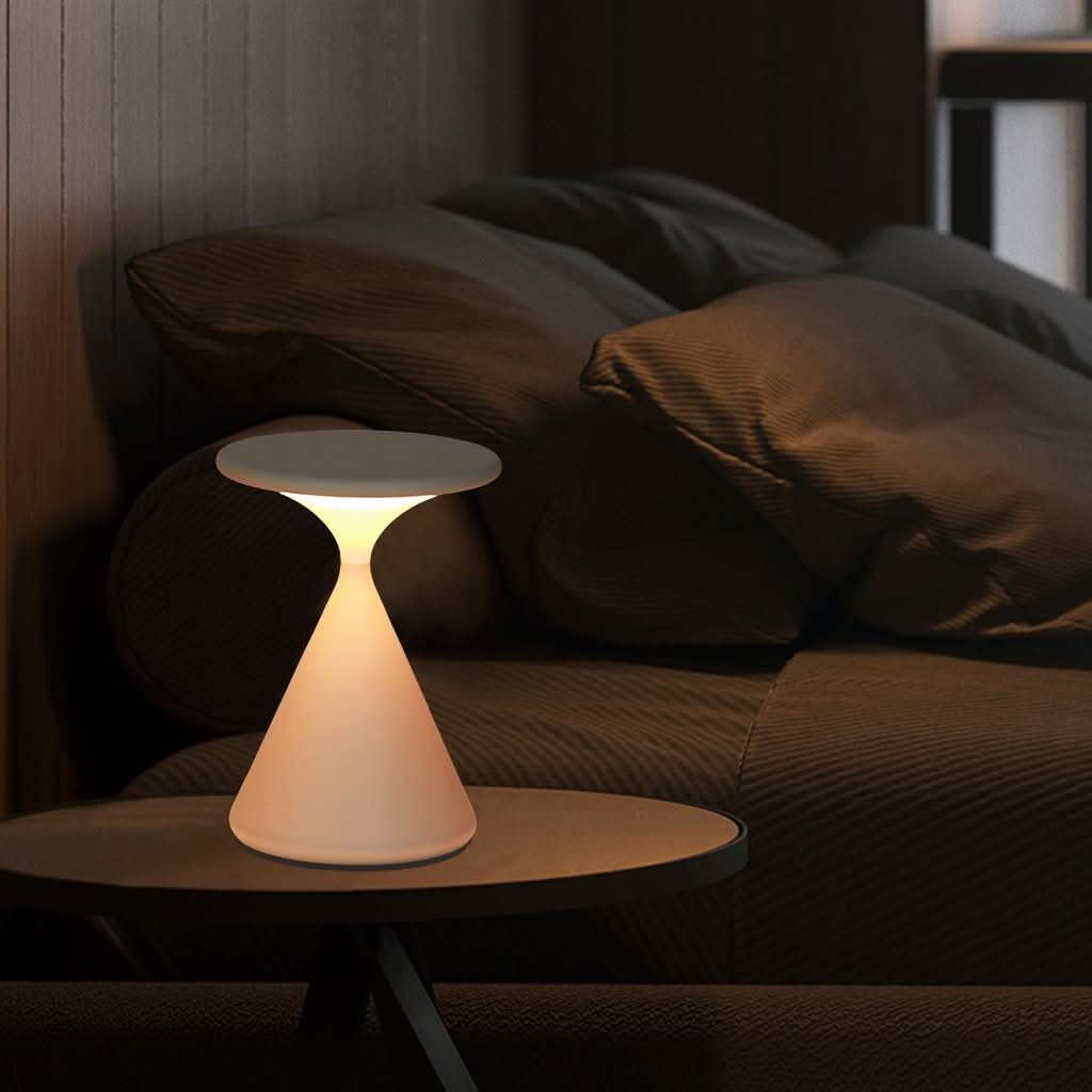Lampada da Tavolo LED Senza Fili a Clessidra con Dimmer Touch