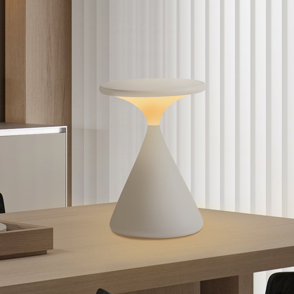 Lampada da Tavolo LED Dimbare Aeron a Clessidra – Elegante e Senza Fili