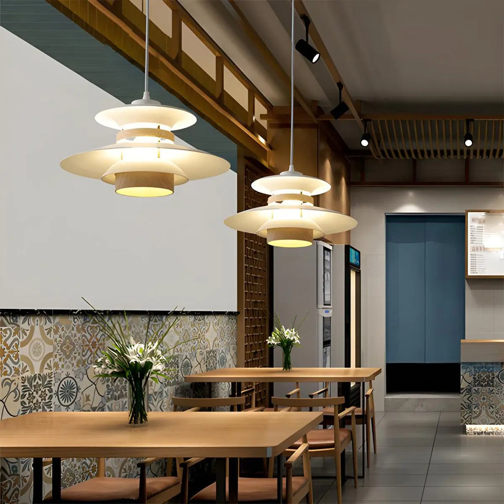 Ariyanae | Lampada a Sospensione UFO Moderna con LED Dimmerabile per Isola Cucina e Sala da Pranzo