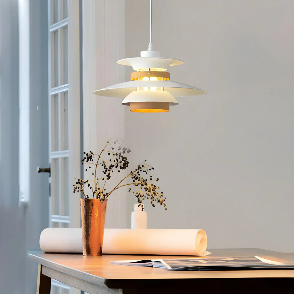 Ariyanae | Lampada a Sospensione UFO Moderna con LED Dimmerabile per Isola Cucina e Sala da Pranzo