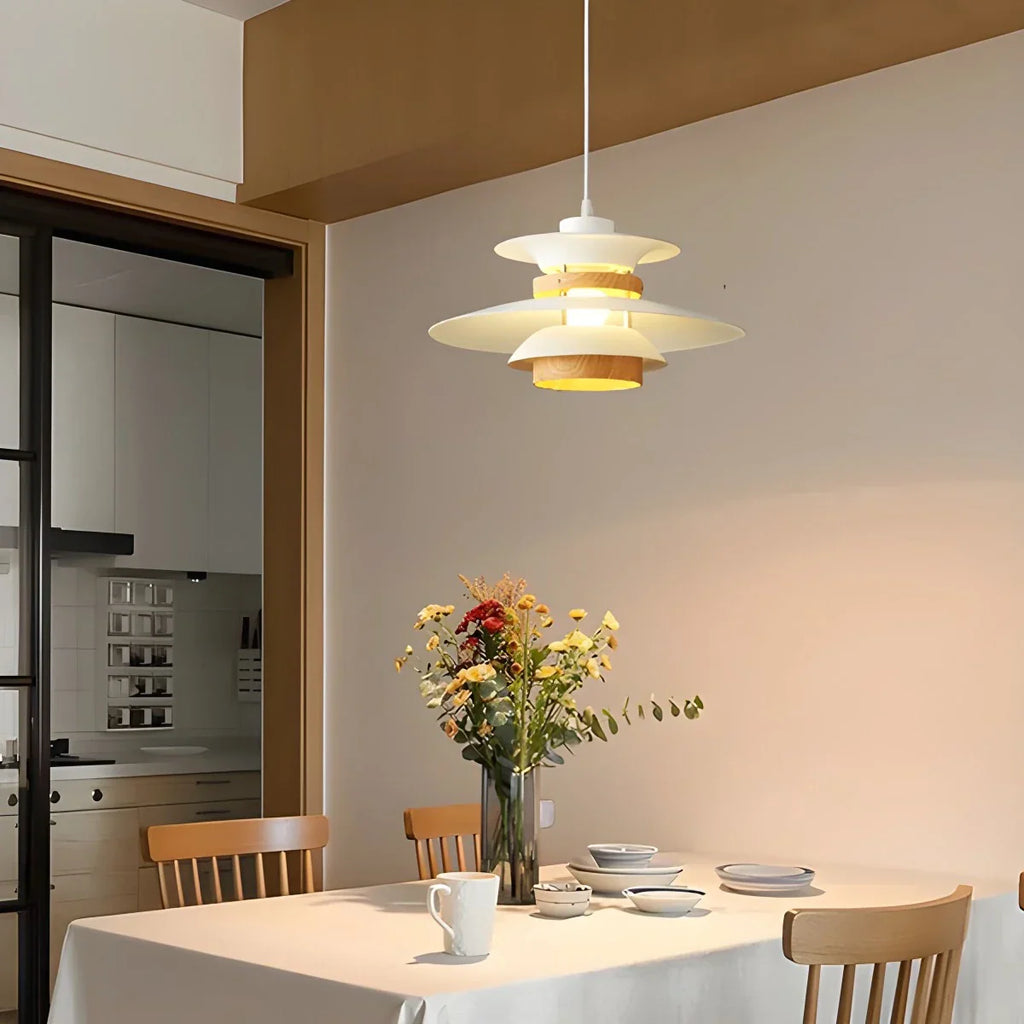 Ariyanae | Lampada a Sospensione UFO Moderna con LED Dimmerabile per Isola Cucina e Sala da Pranzo
