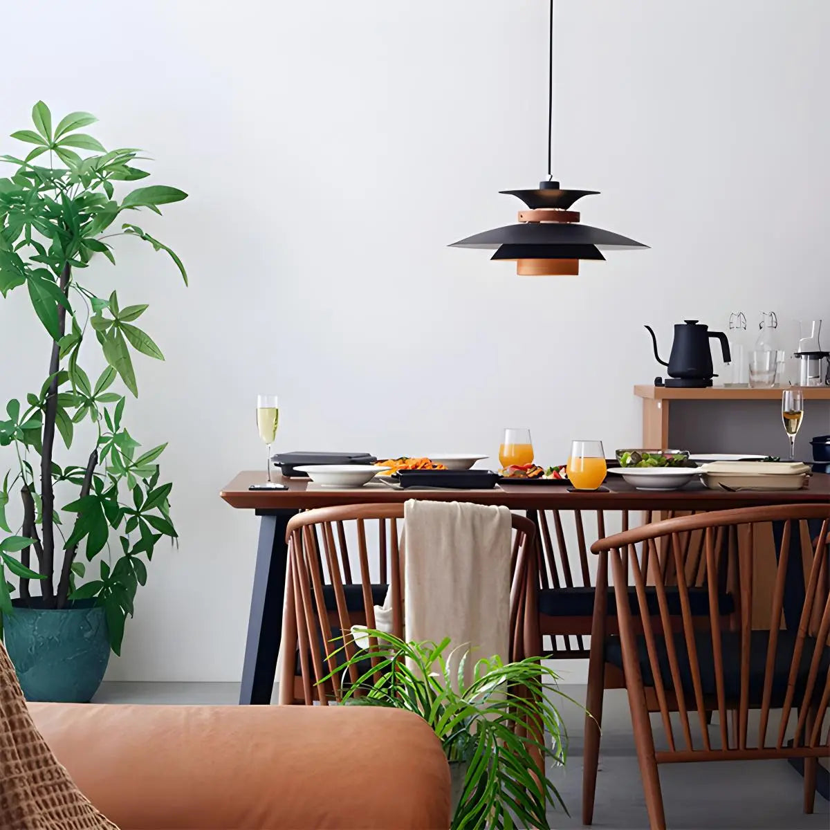 Ariyanae | Lampada a Sospensione UFO Moderna con LED Dimmerabile per Isola Cucina e Sala da Pranzo