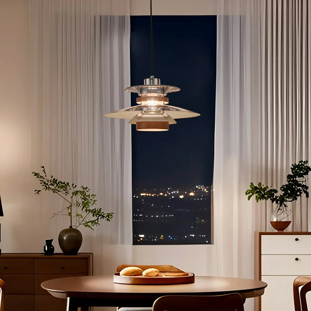 Ariyanae | Lampada a Sospensione UFO Moderna con LED Dimmerabile per Isola Cucina e Sala da Pranzo