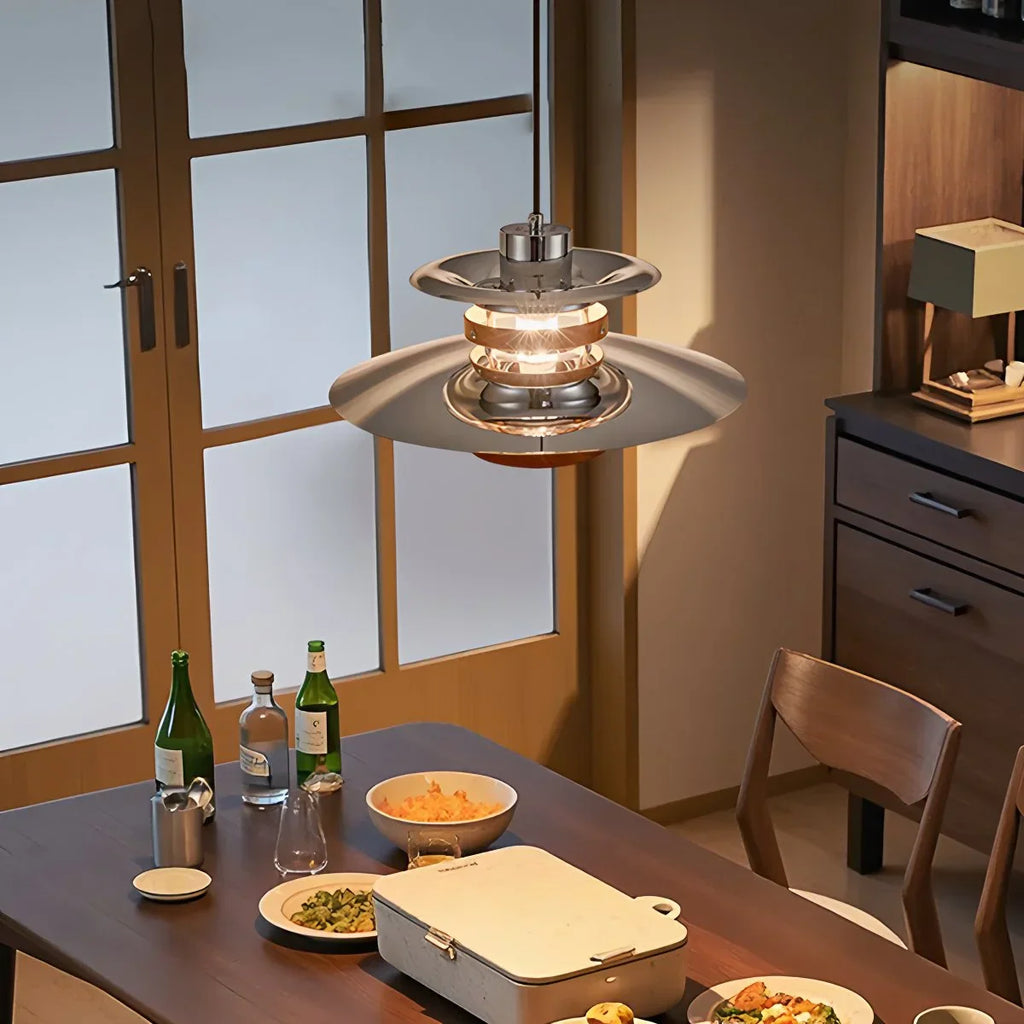 Ariyanae | Lampada a Sospensione UFO Moderna con LED Dimmerabile per Isola Cucina e Sala da Pranzo