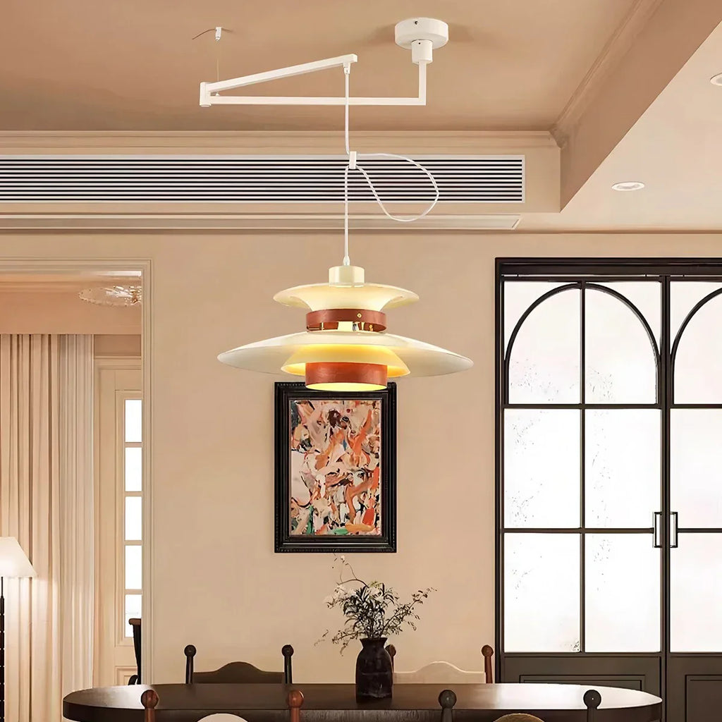 Ariyanae | Lampada a Sospensione UFO Moderna con LED Dimmerabile per Isola Cucina e Sala da Pranzo