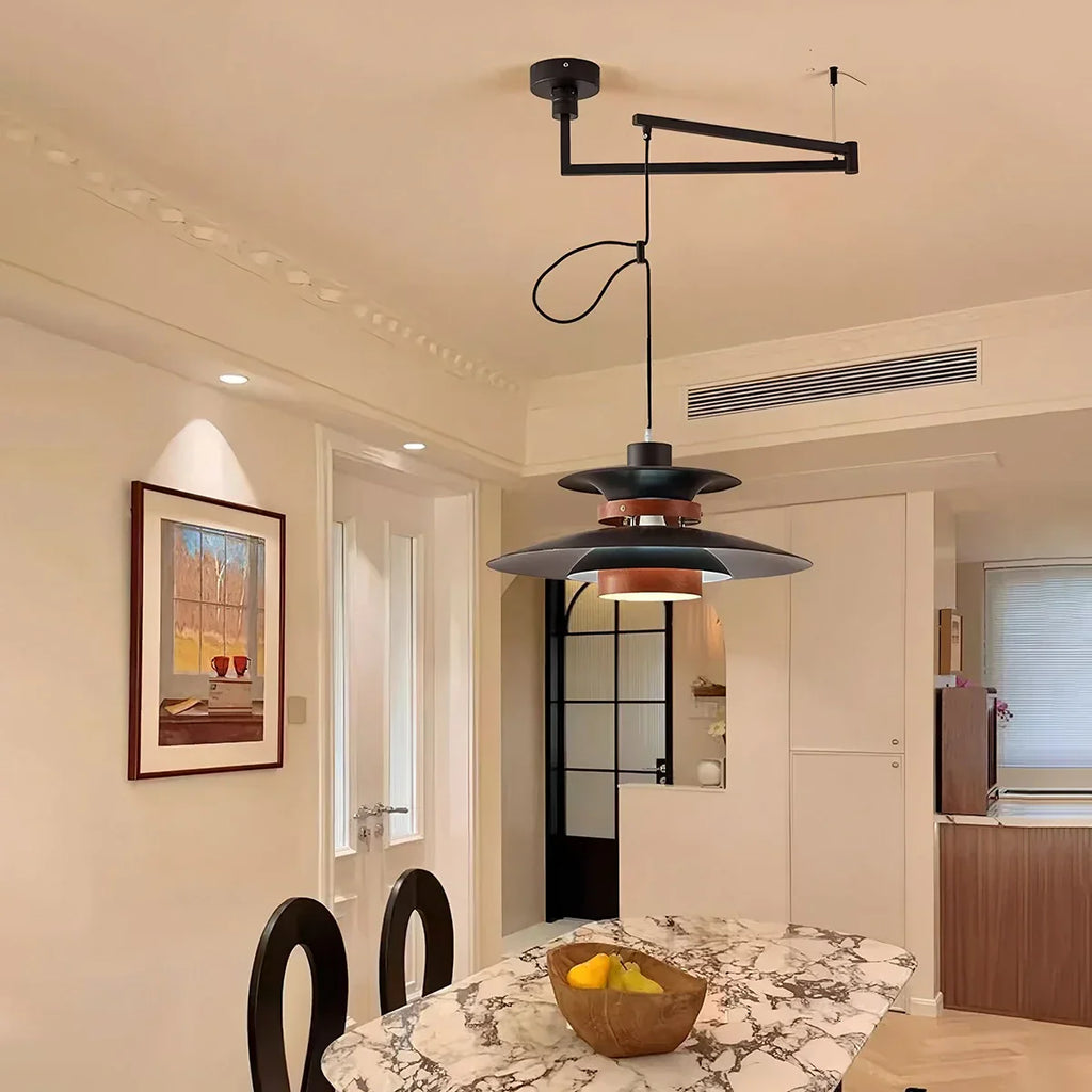 Ariyanae | Lampada a Sospensione UFO Moderna con LED Dimmerabile per Isola Cucina e Sala da Pranzo