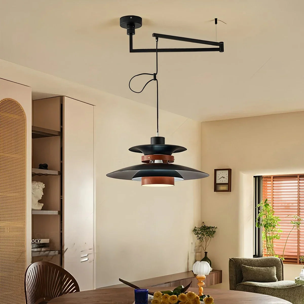 Ariyanae | Lampada a Sospensione UFO Moderna con LED Dimmerabile per Isola Cucina e Sala da Pranzo