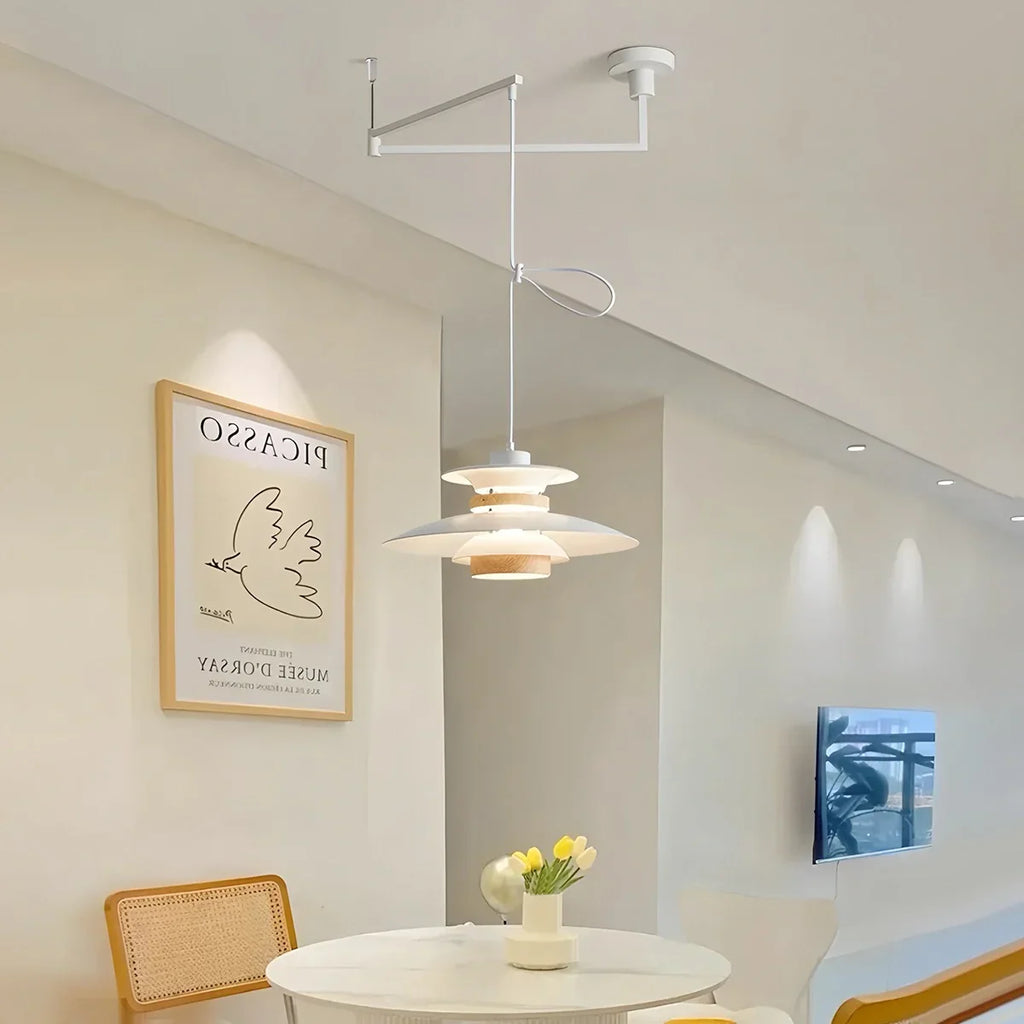 Ariyanae | Lampada a Sospensione UFO Moderna con LED Dimmerabile per Isola Cucina e Sala da Pranzo