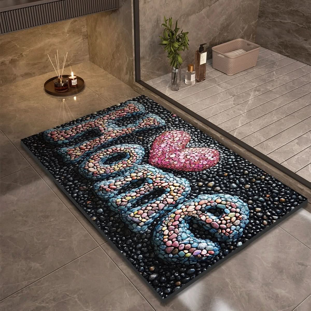 AQUASOFT TAPPETINO DA BAGNO – Tappetino in Kieselgur per sicurezza e comfort