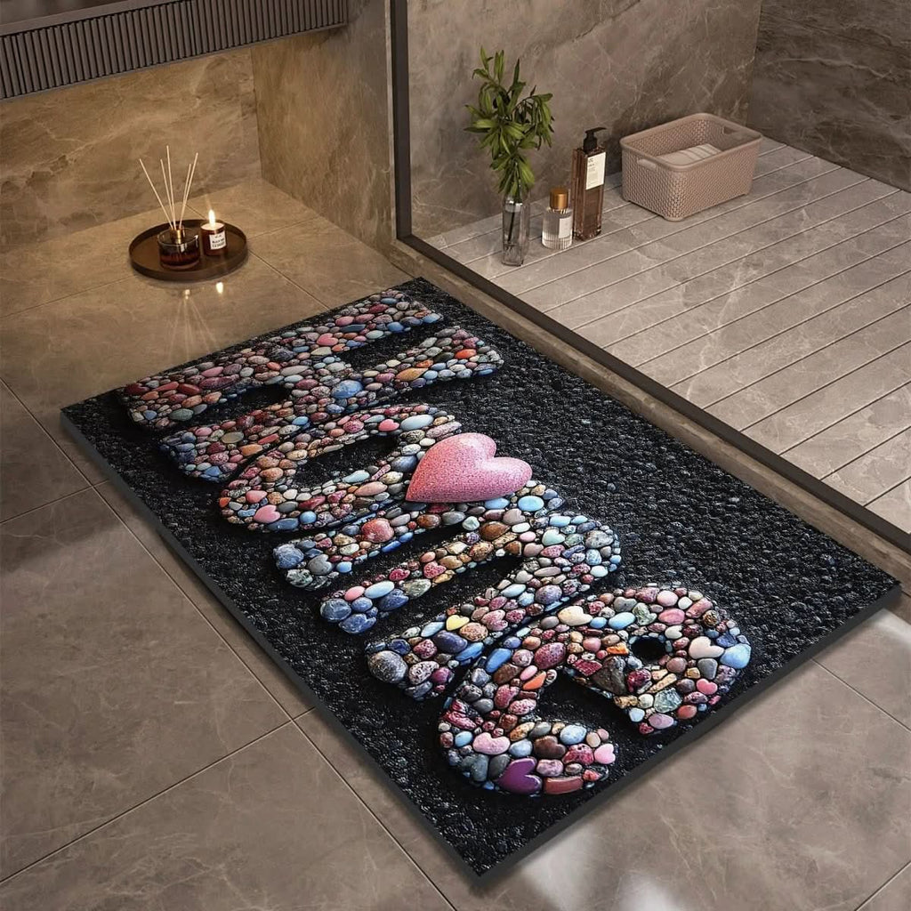 AQUASOFT TAPPETINO DA BAGNO – Tappetino in Kieselgur per sicurezza e comfort