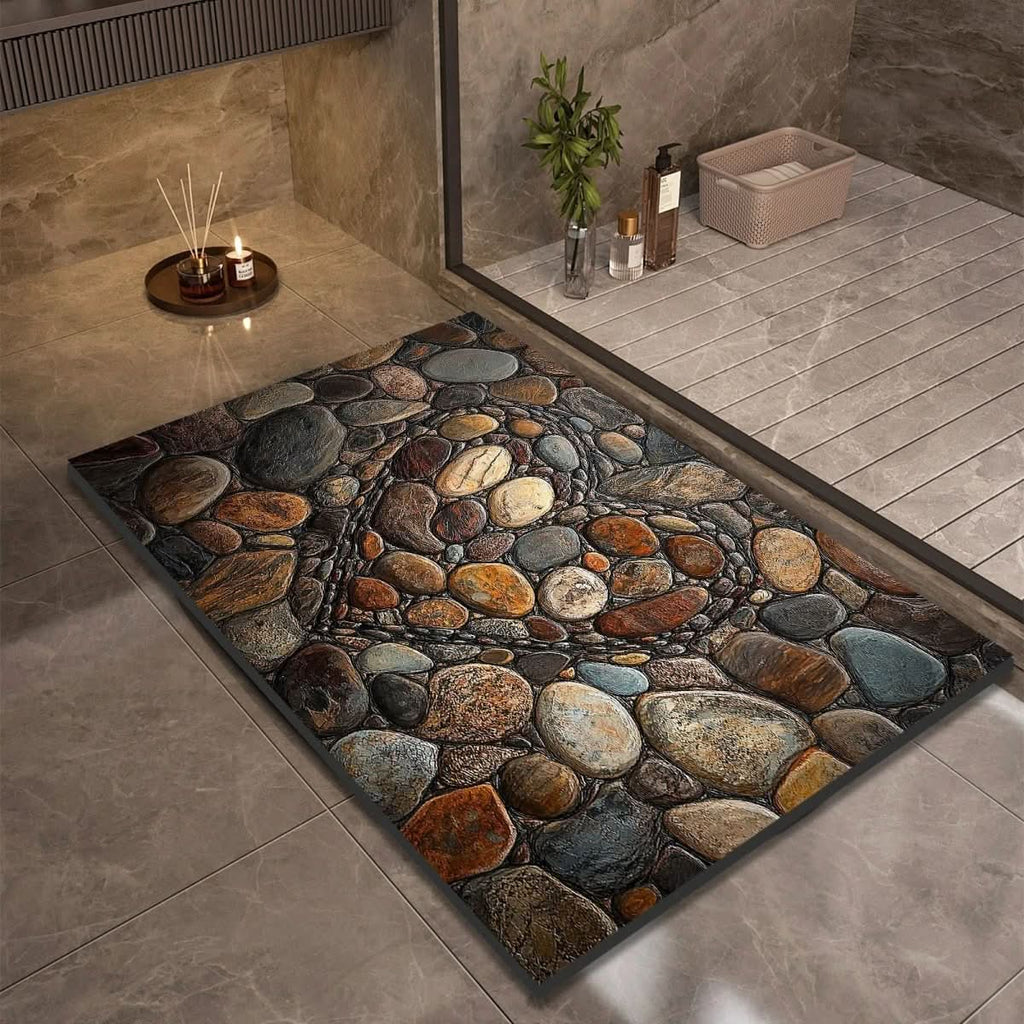 AQUASOFT TAPPETINO DA BAGNO – Tappetino in Kieselgur per sicurezza e comfort