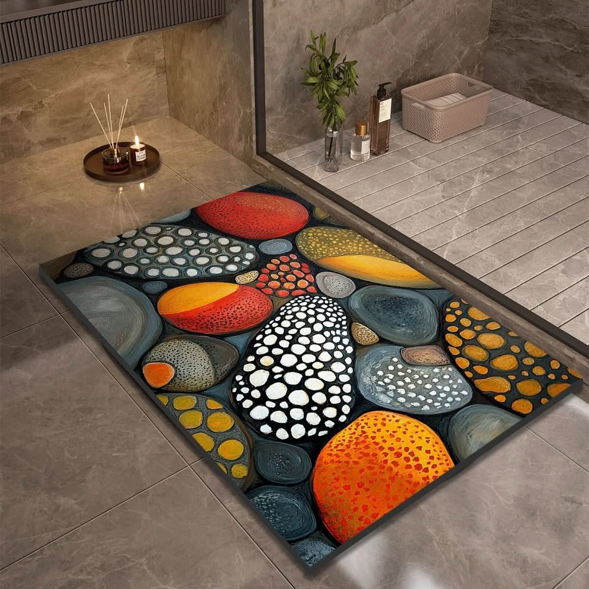 AQUASOFT TAPPETINO DA BAGNO – Tappetino in Kieselgur per sicurezza e comfort