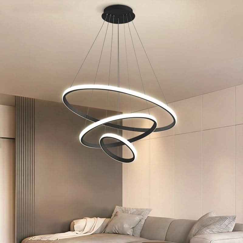 Lampada da Soffitto a Anello LED Regolabile – Design Moderno