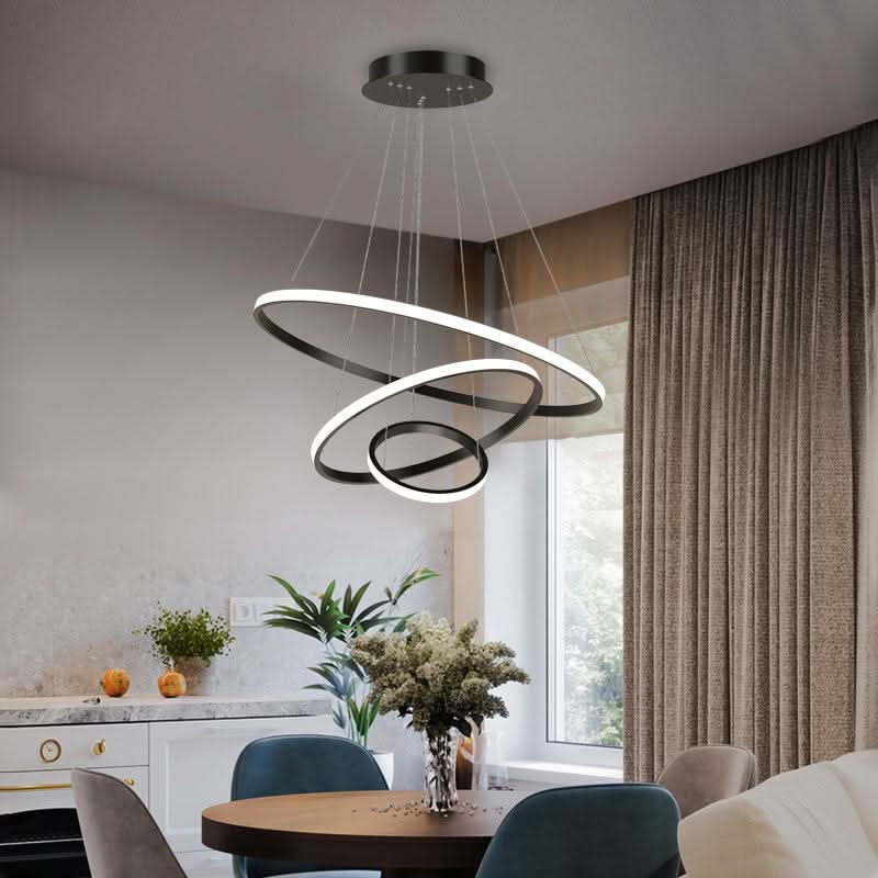 Lampada da Soffitto a Anello LED Regolabile – Design Moderno