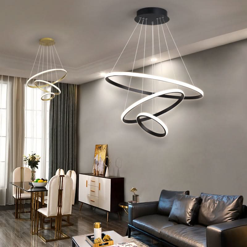 Lampada da Soffitto a Anello LED Regolabile – Design Moderno