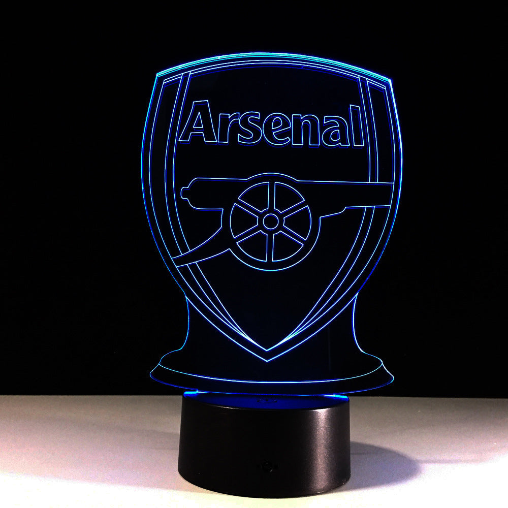 Lampada Ottica Illusoria 3D BowLift | Calcio Arsenal