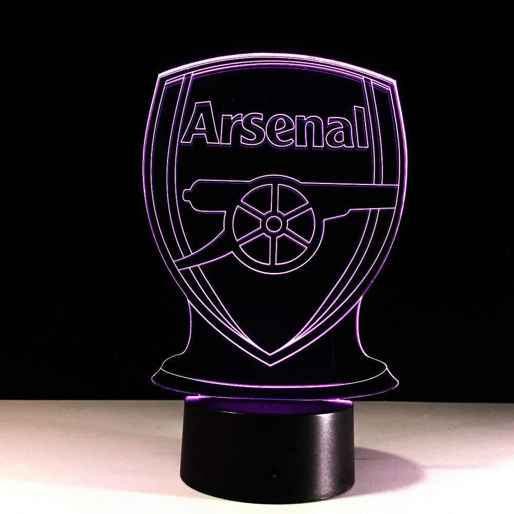 Lampada Ottica Illusoria 3D BowLift | Calcio Arsenal