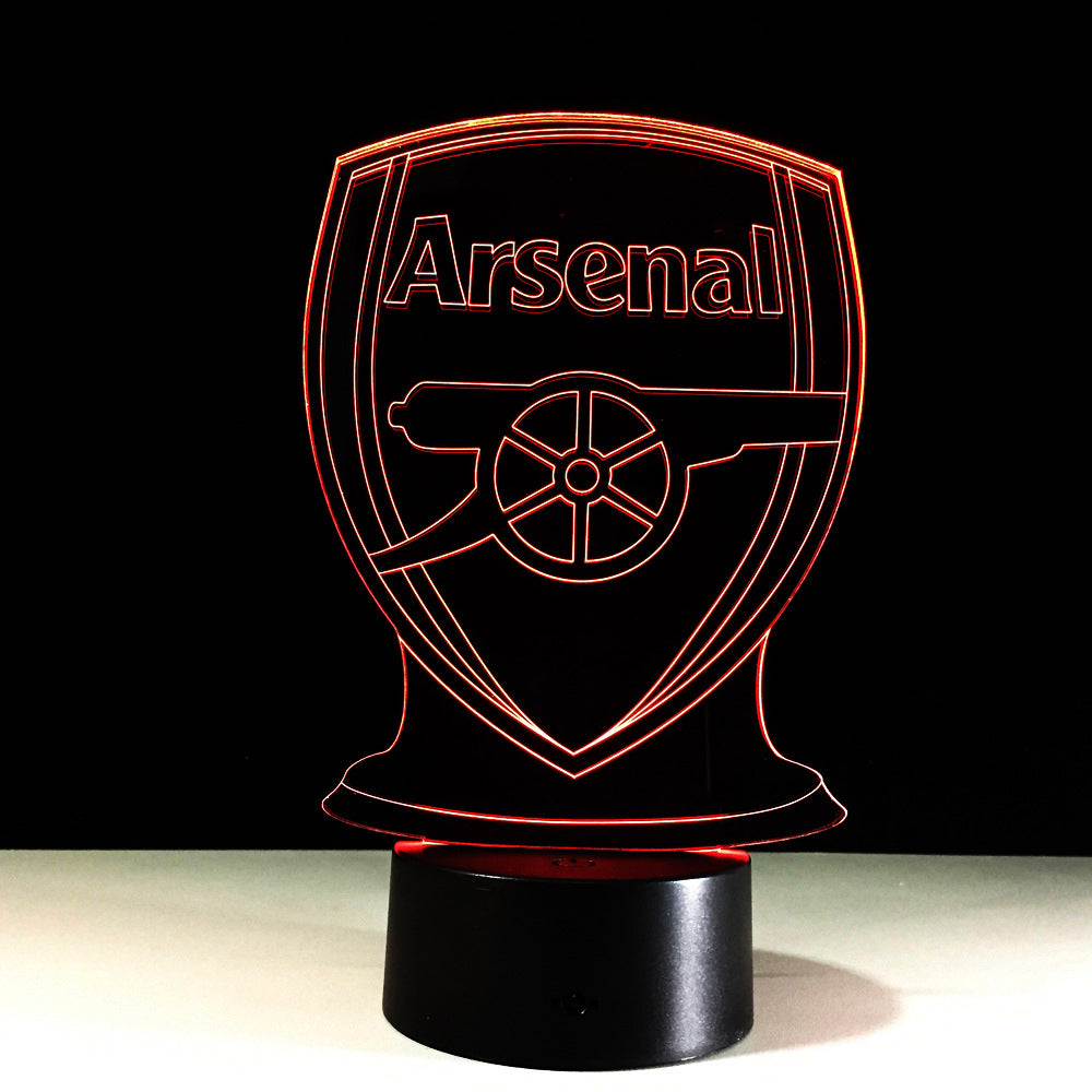 Lampada Ottica Illusoria 3D BowLift | Calcio Arsenal