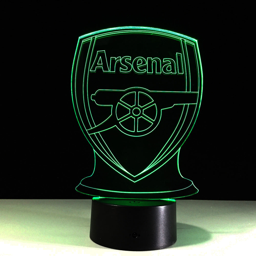 Lampada Ottica Illusoria 3D BowLift | Calcio Arsenal