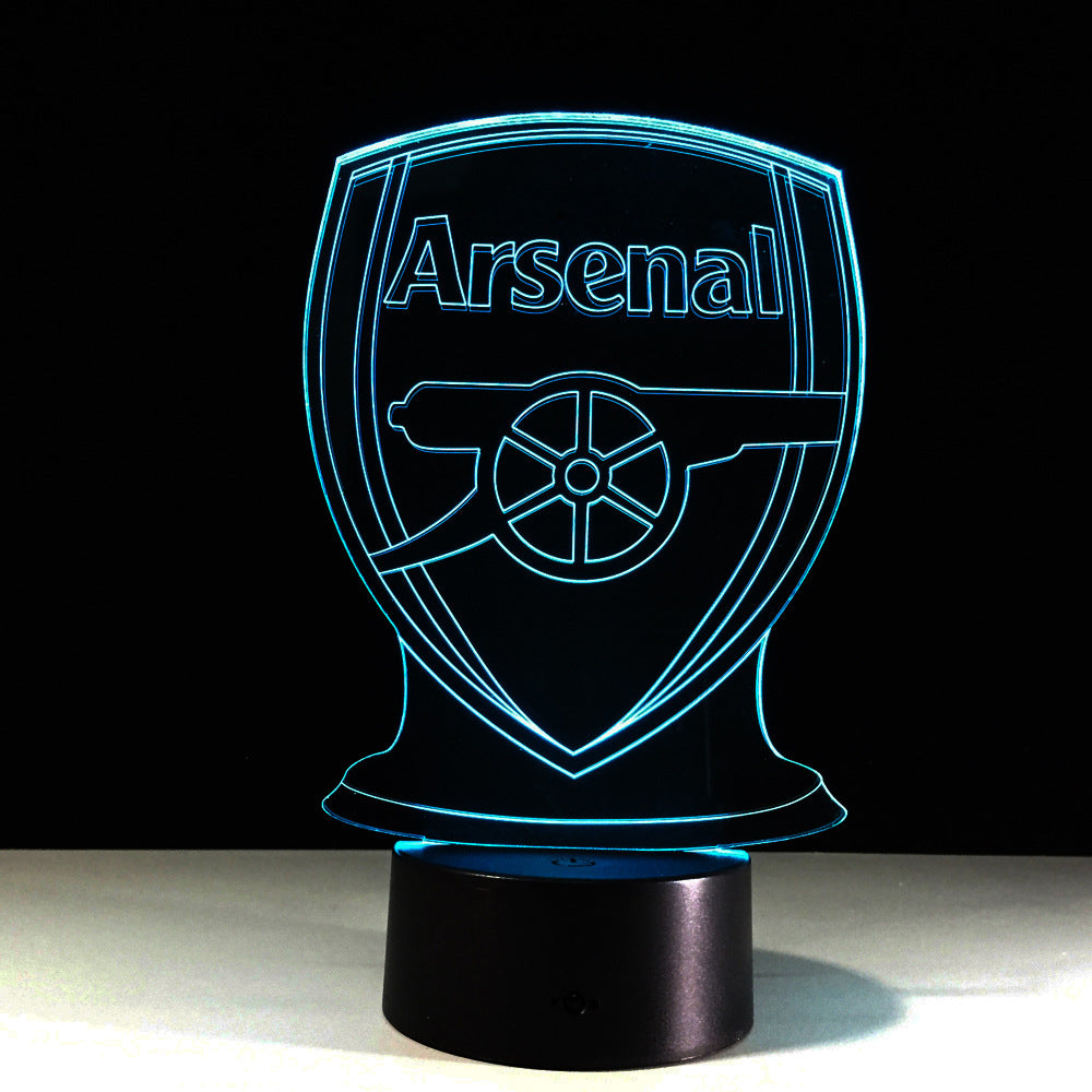 Lampada Ottica Illusoria 3D BowLift | Calcio Arsenal