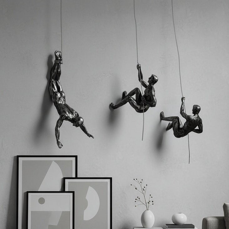 MONORA – Scultura murale arrampicata artigianale in resina