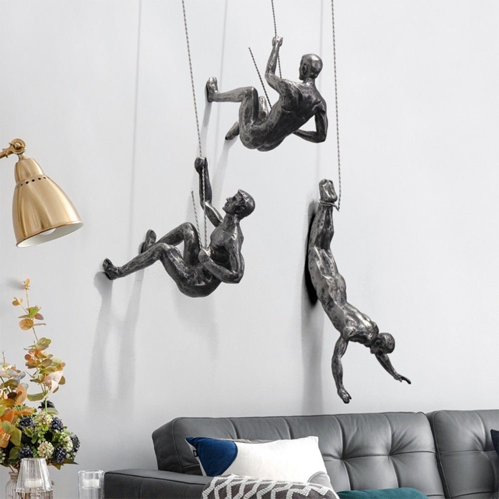 MONORA – Scultura murale arrampicata artigianale in resina