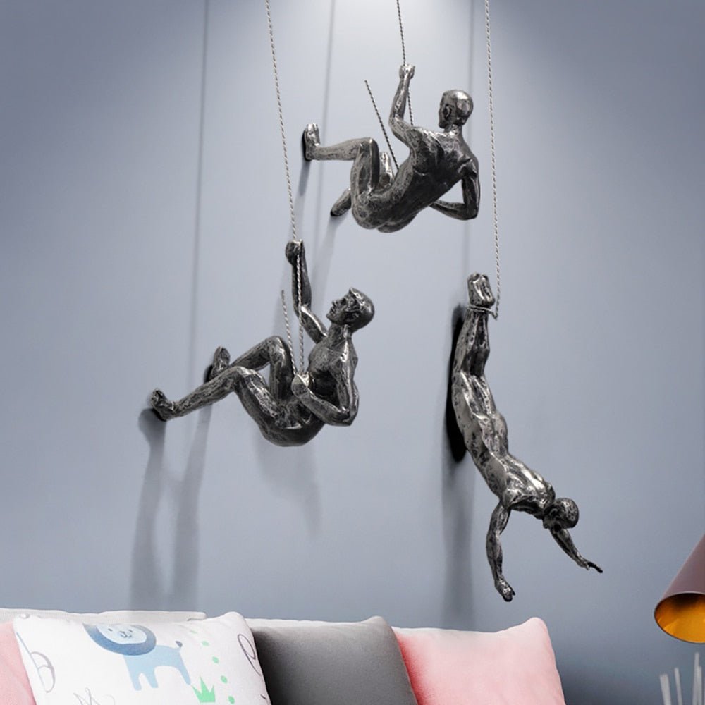 MONORA – Scultura murale arrampicata artigianale in resina