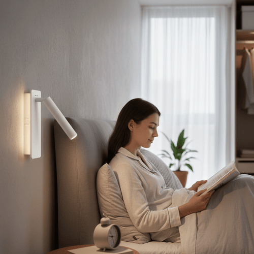 TWIRLLITE – Lampada LED ruotabile per illuminazione del letto regolabile