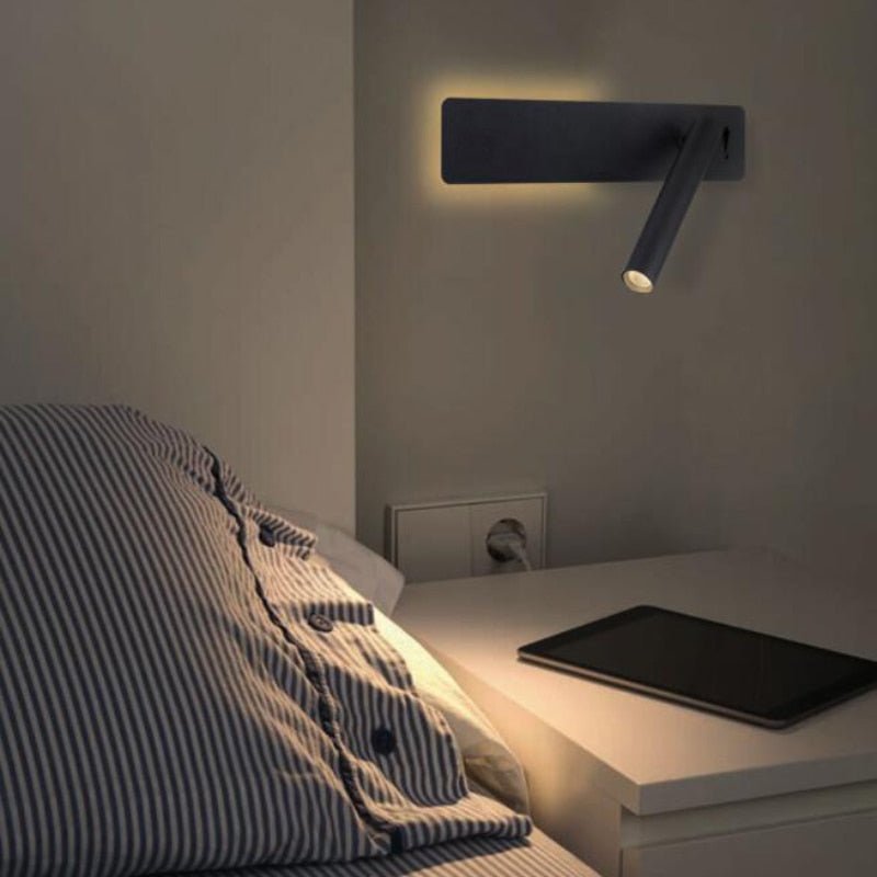 TWIRLLITE – Lampada LED ruotabile per illuminazione del letto regolabile