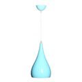 Nordic Iron Wood Aluminum Pumpkin Water Drop 1-Light Pendant Light for Dining Room