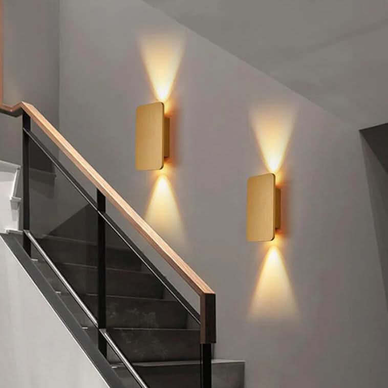 Applique LED rettangolare in alluminio minimalista nordico