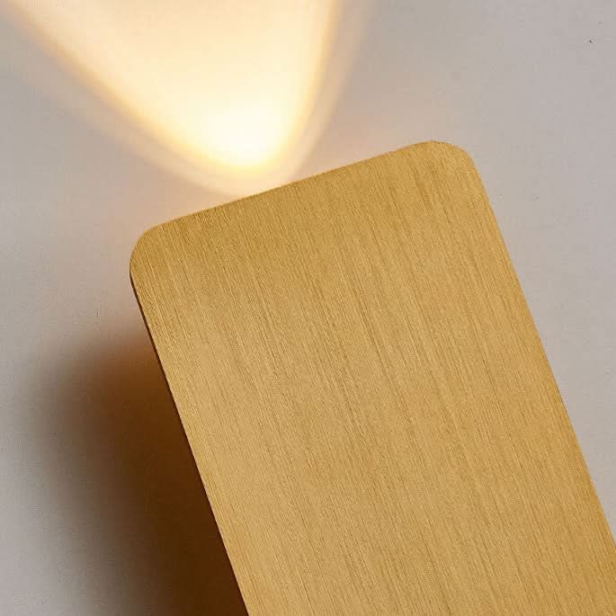 Applique LED rettangolare in alluminio minimalista nordico